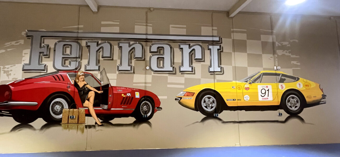 Ferrari muurschildering